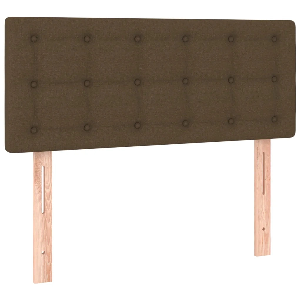 Testiera | Testata Marrone Scuro 90x5x78/88 cm in Tessuto
