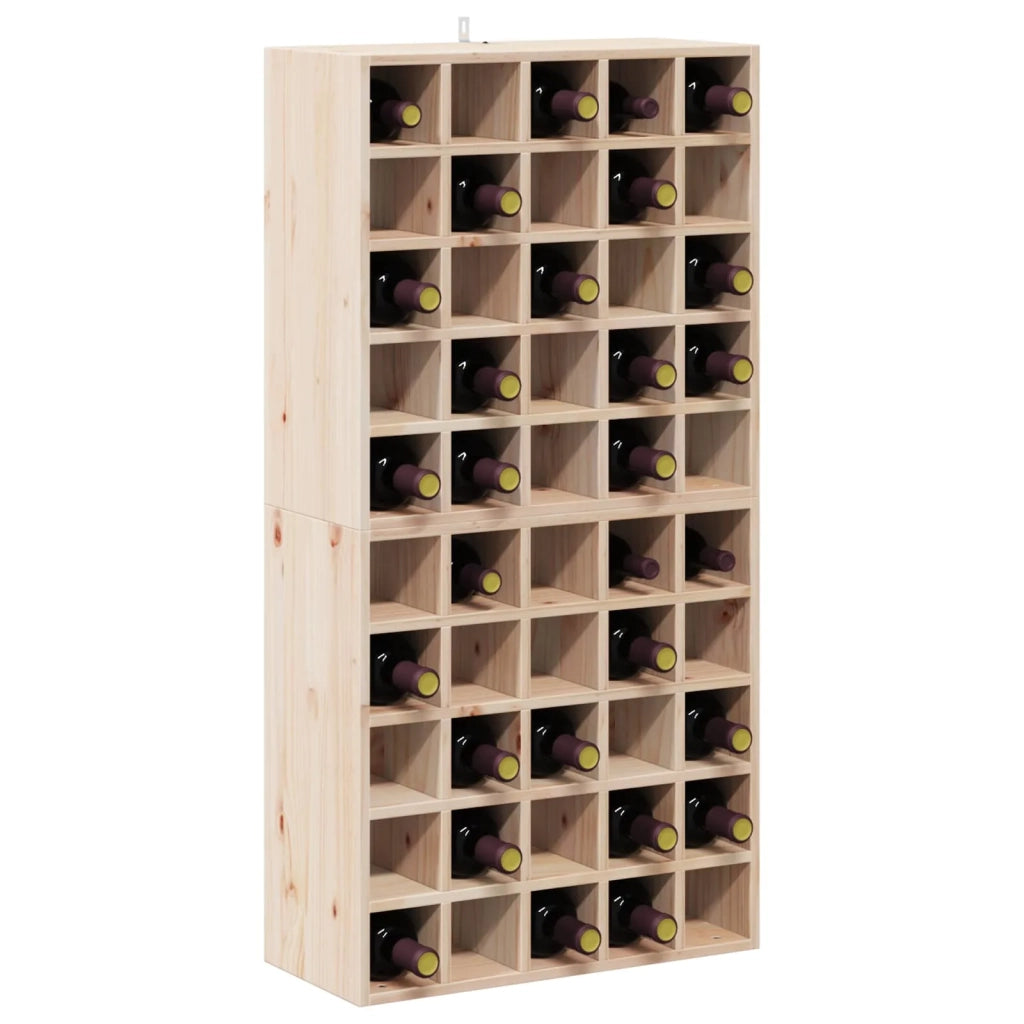Portabottiglie 2 pz Naturale 56 x 25 x 56 cm Pino massello CFW4896291