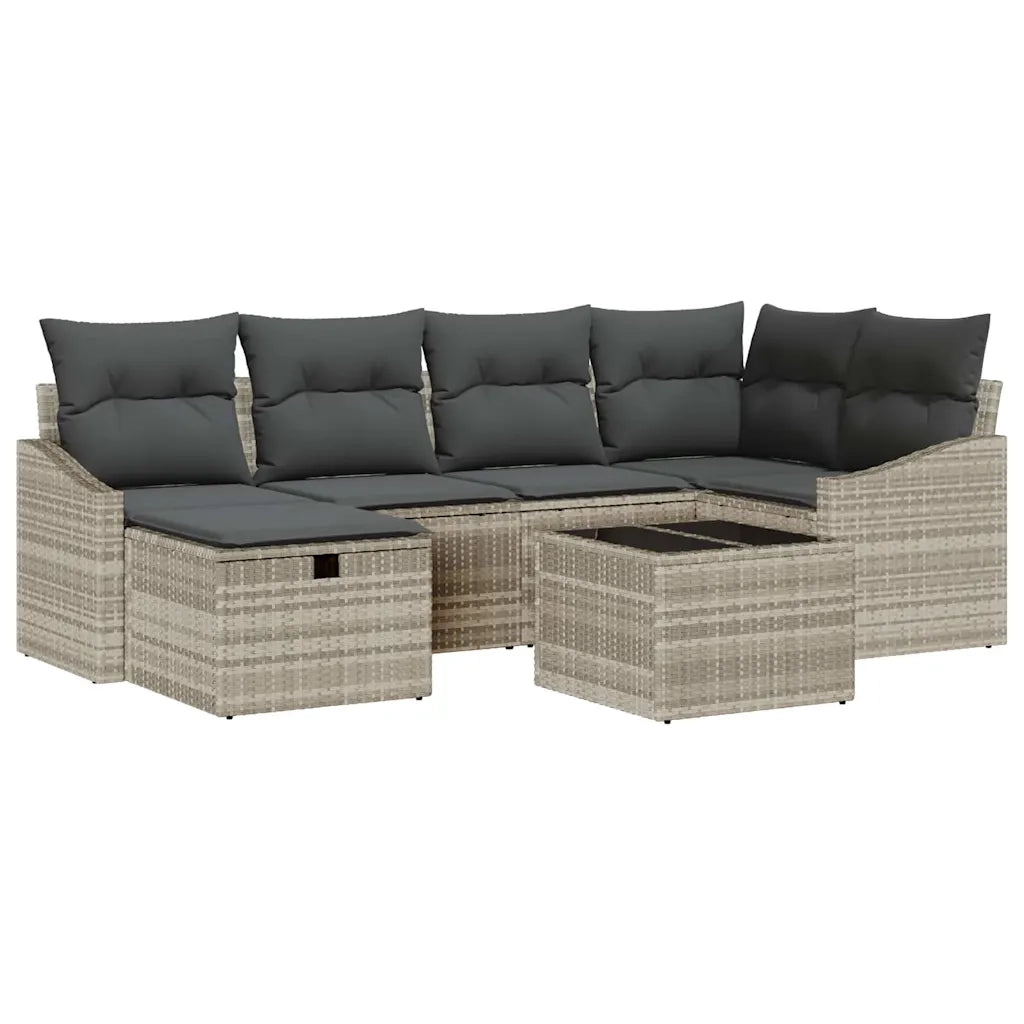 Set di divani con cuscino 6 pcs polyrattan 3360623