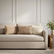 Federa 6 pz HEERLEN Marrone 30 x 50 cm Tessuto Chenille 907798