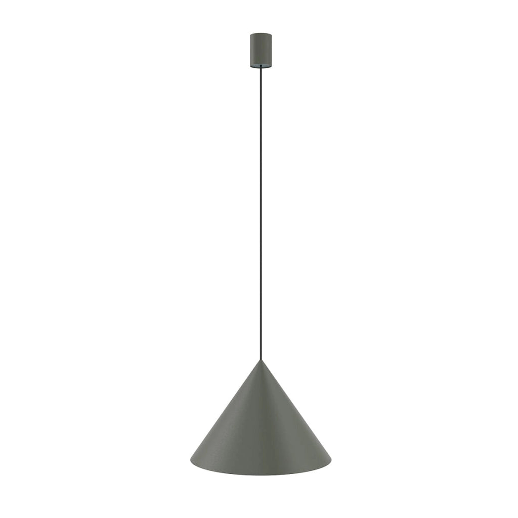 Lampada a sospensione Nowodvorski Zenith grigia Ø35 GU10