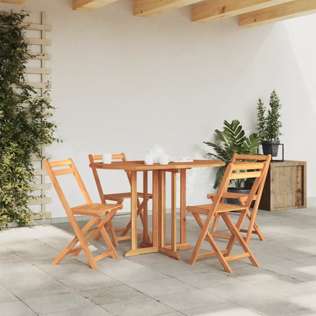 Tavolo Pieghevole a Farfalla 120x70x75 cm in Massello di Teak