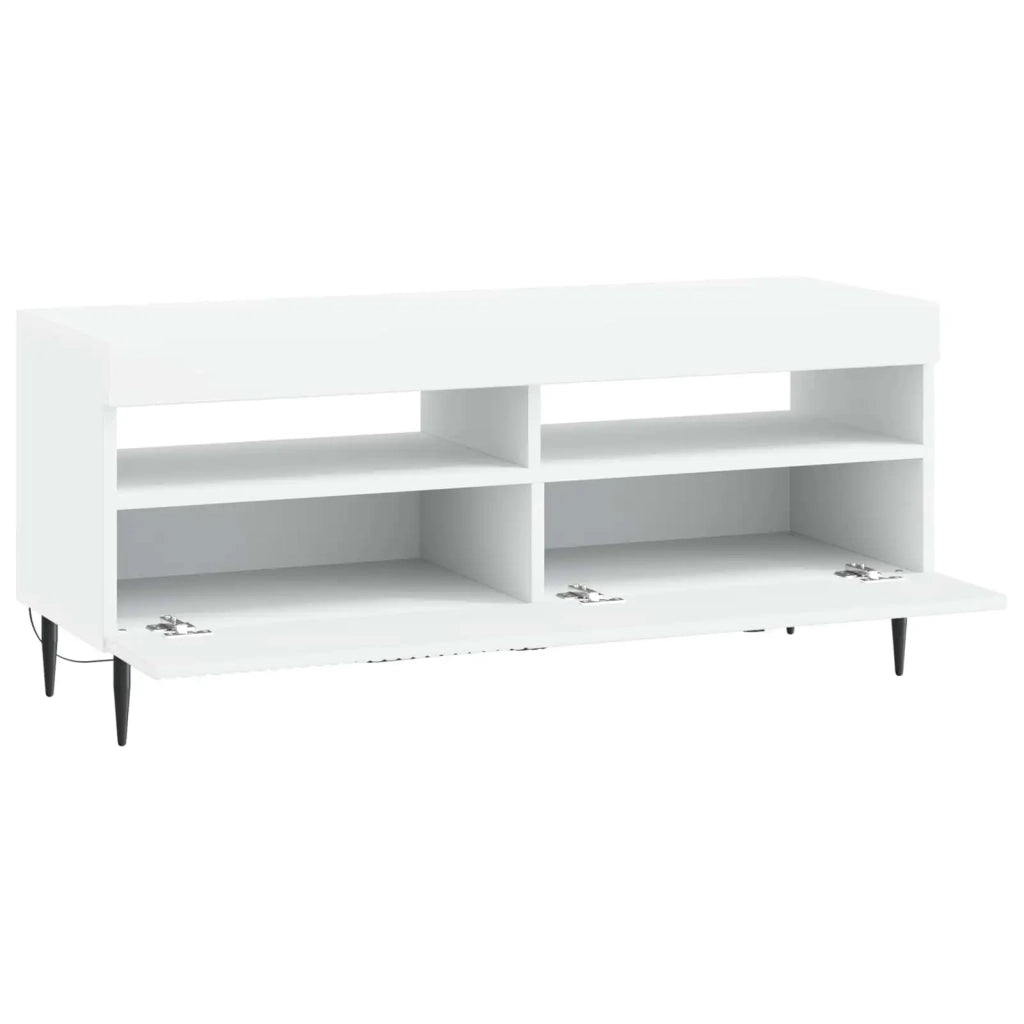 Mobile TV LED Bianco Legno ingegnerizzato 896985