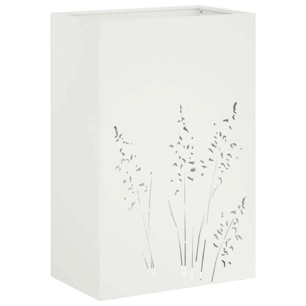 Vaso da giardino Bianco 50 x 30 x 75 cm 8005780