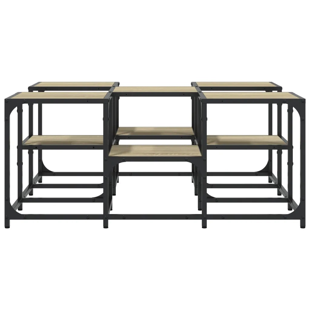 Tavolino da Salotto Rovere Sonoma 91x91x40 cm Legno Multistrato 839074
