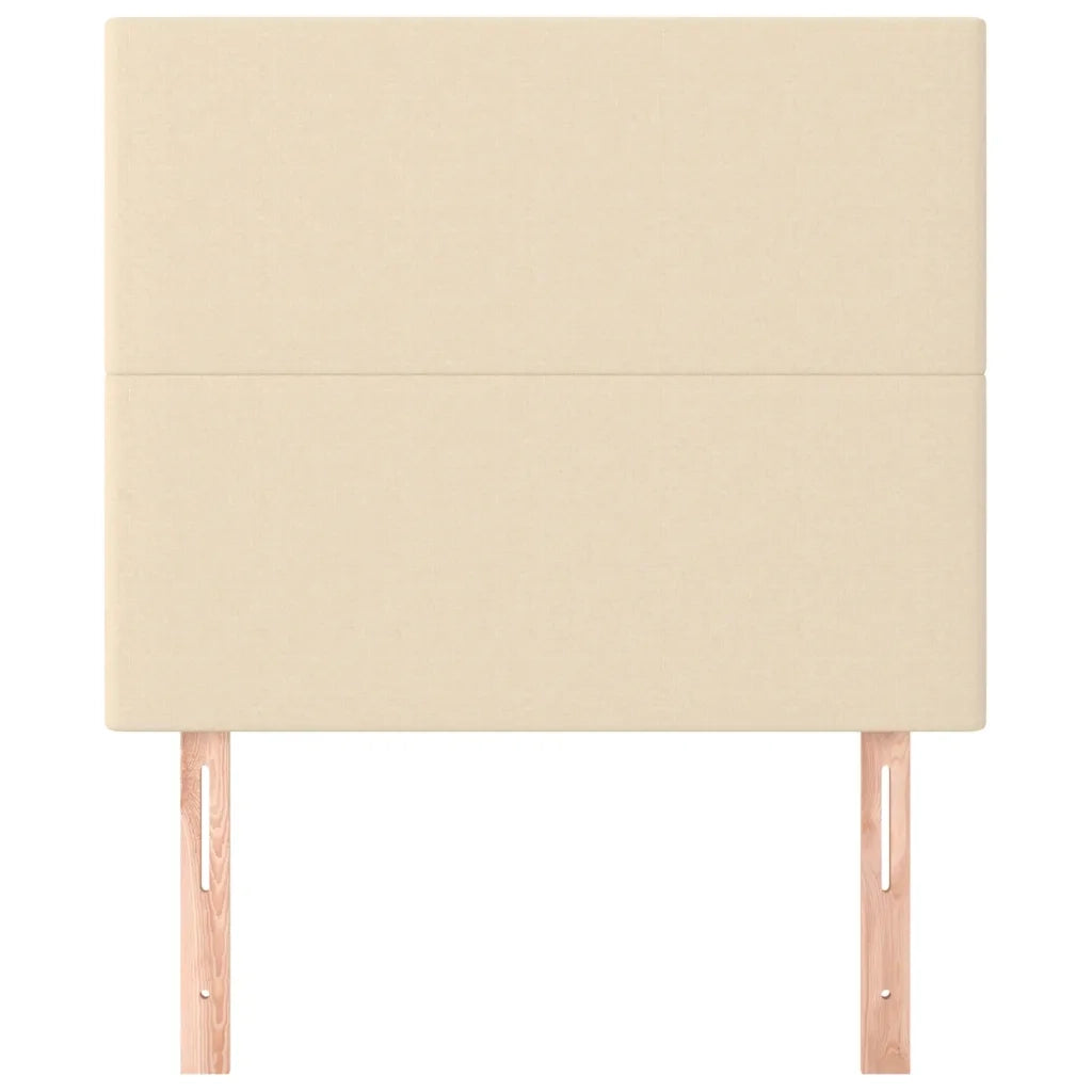 Testiera | Testata Crema 90x5x118/128 cm Tessuto