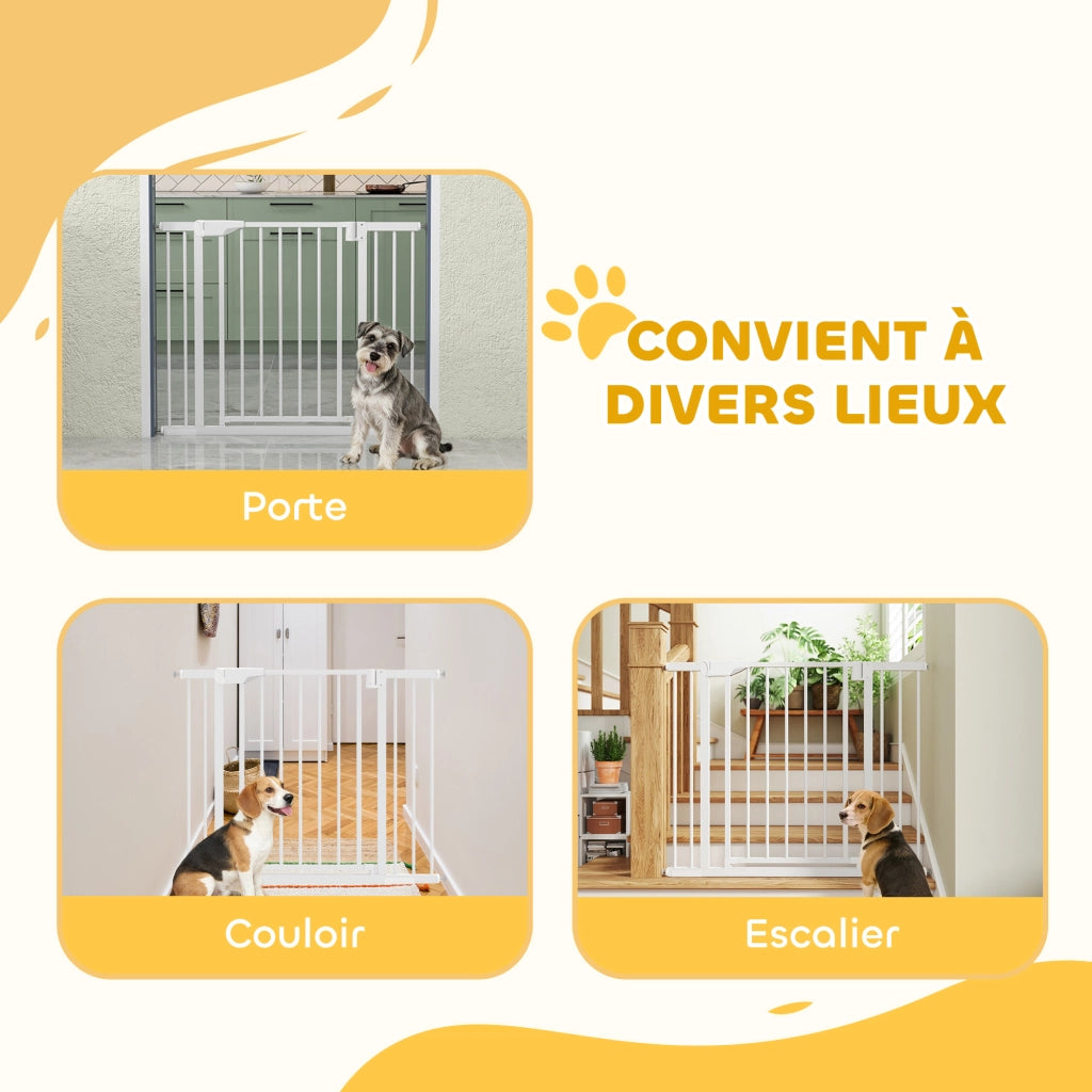 Barriera Sicurezza Bambini e Animali ¨C Minimal ¨C Bianco 76-102 cm