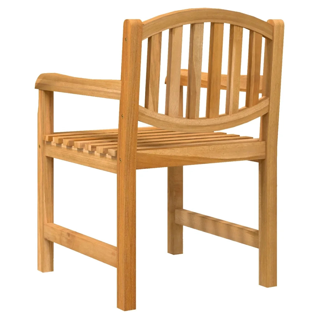 Set da Pranzo per Giardino 5 pz in Legno Massello di Teak 3157926