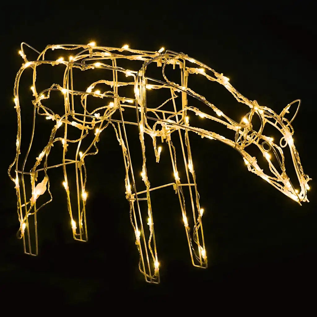 Decorazioni di Natale a Forma di Renne 3 pz 229 LED 289962