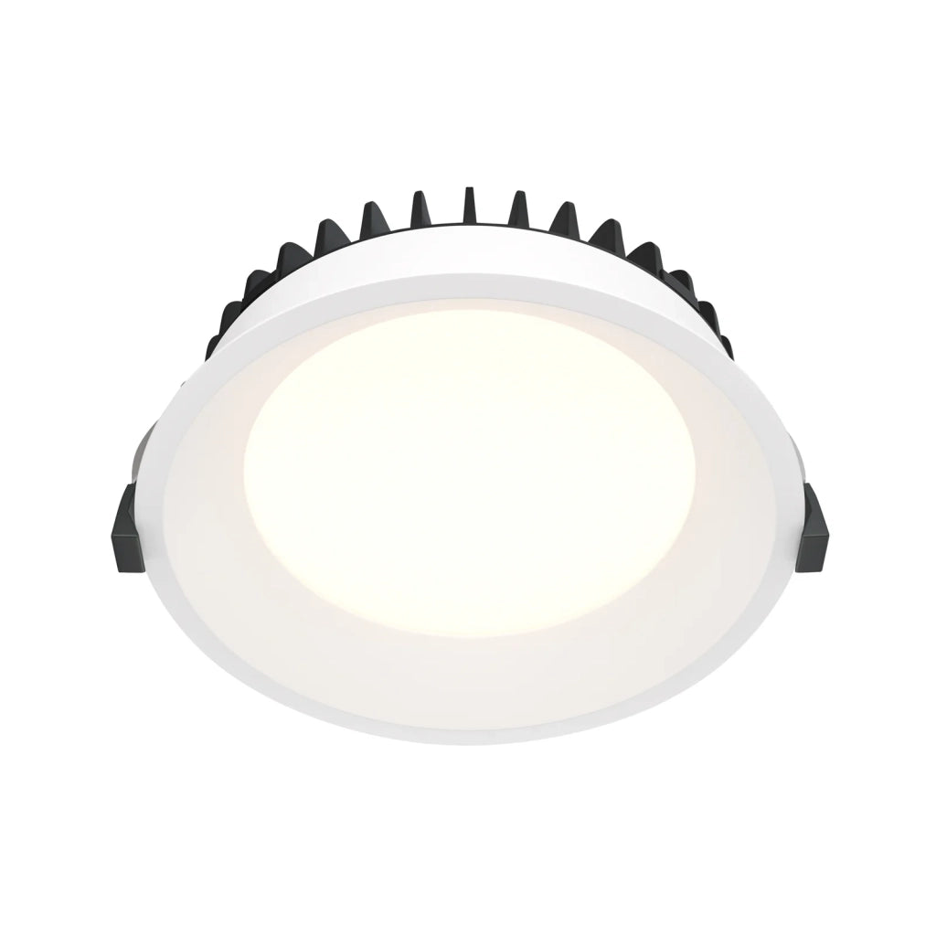 Maytoni Lampada da incasso Okno 1 luce LED integrato bianco metallo