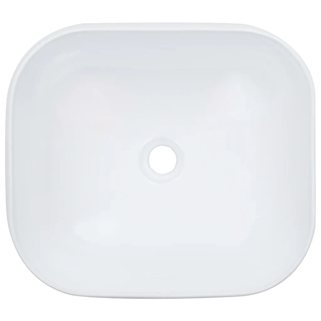 Lavandino 44,5x39,5x14,5 cm in Ceramica Bianco 143905