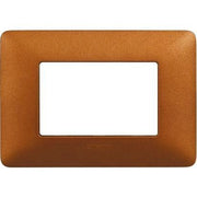 Placca Bticino Matix 3 moduli rosso terra AM4803TRT