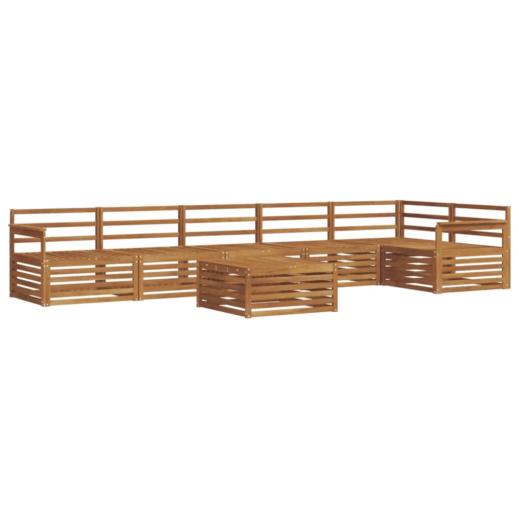 Set di divani da esterno 7 pcs Naturale 3373564