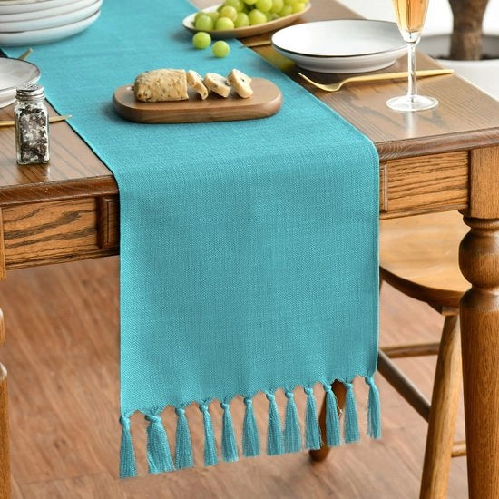 Decorazione da Tavola con Stile Rurale, Decorazione di Compleanno, Matrimonio e Festa con Kwast, 33x143 cm
