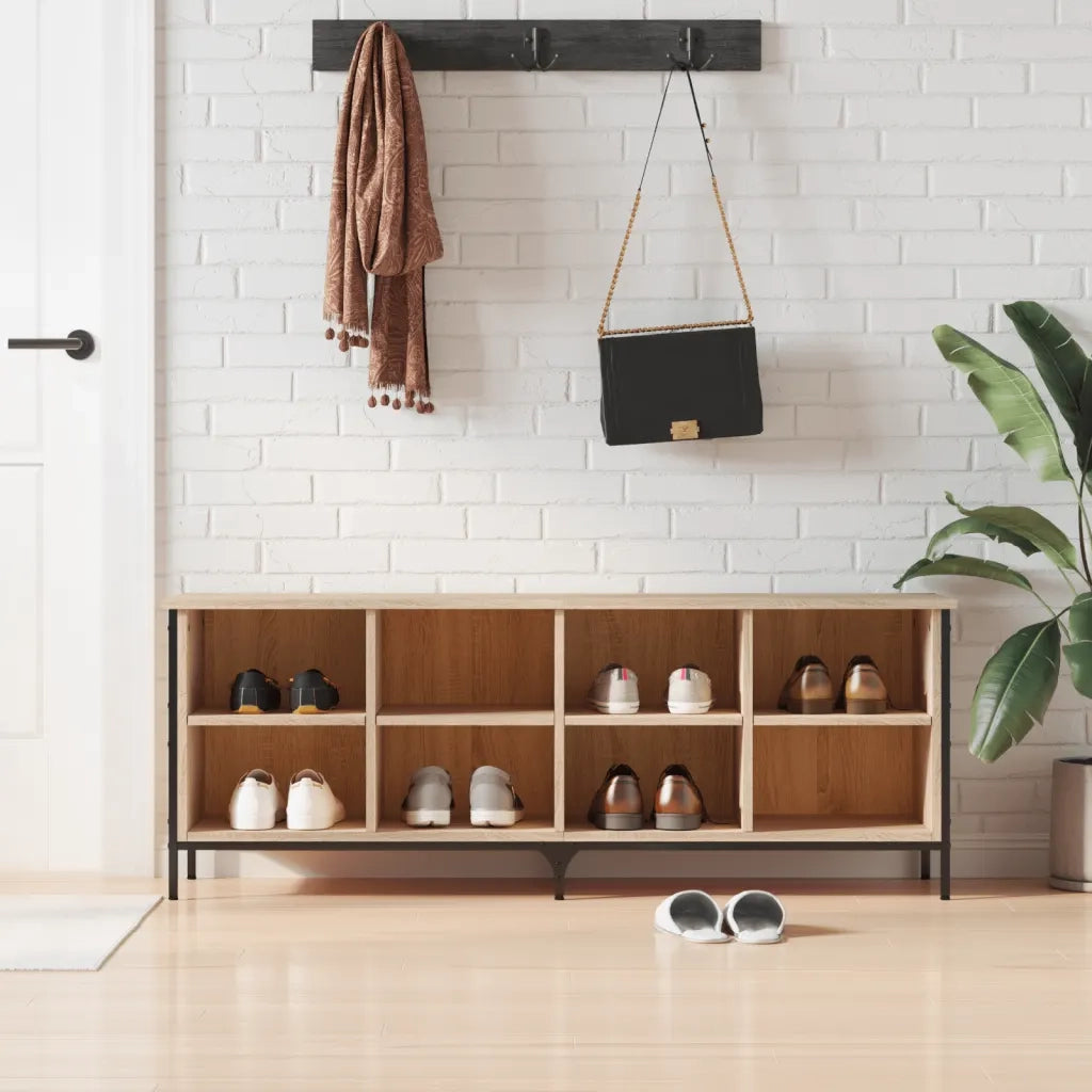 Scarpiera | Mobile per scarpe Rovere Sonoma 131x35x50 cm in Legno Multistrato