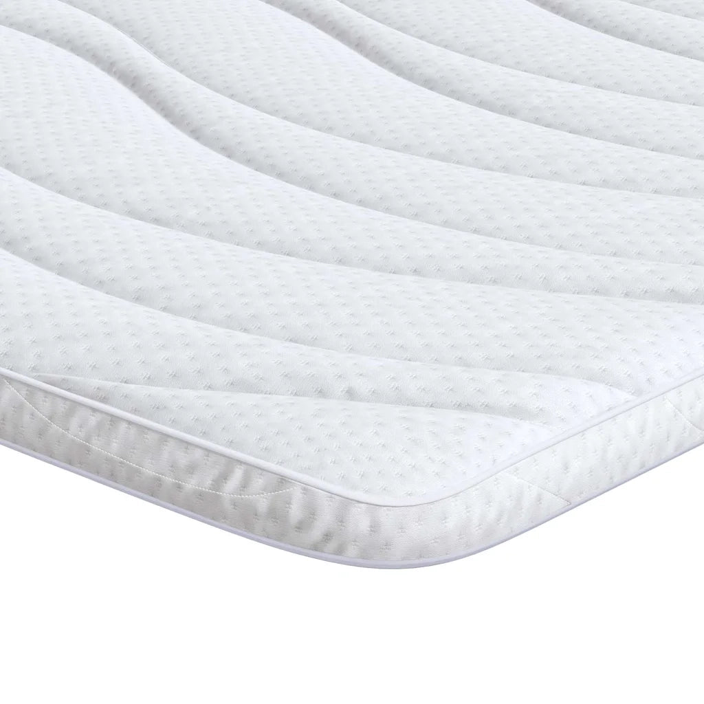 Topper per materasso Bianco 90 x 190 cm Tessuto a maglia CFW9613283