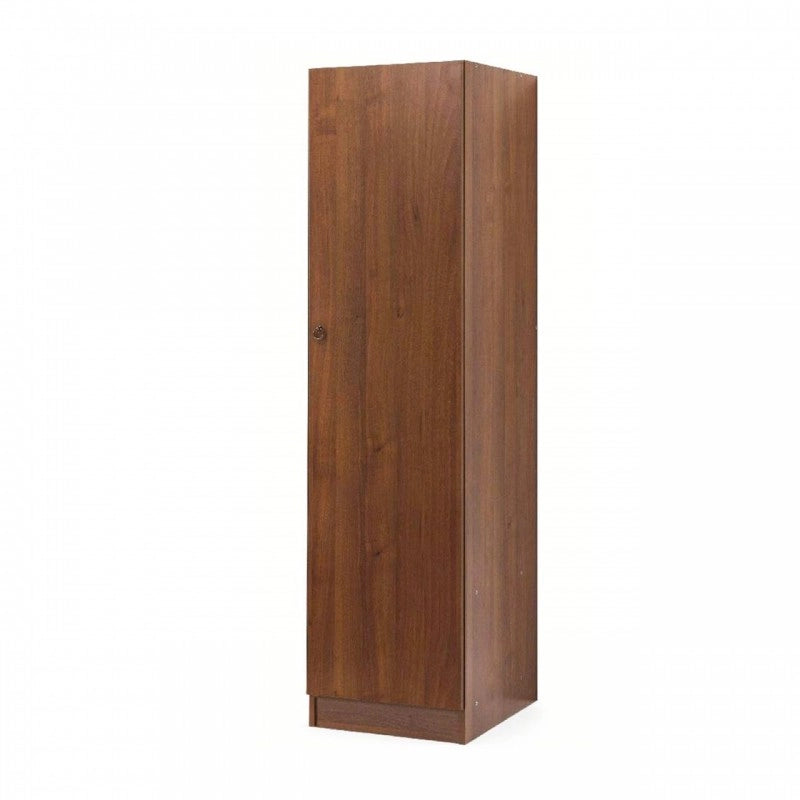 (2c) Armadio componibile per camera 1 anta Noce Antico Cm 45x60xH 180
