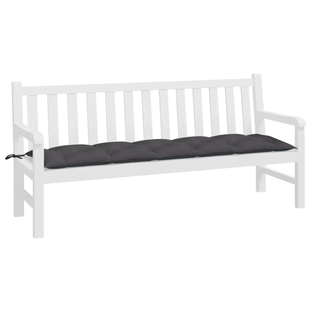 Cuscino per Panca | Cuscini per sedie Antracite 180x50x7 cm in Tessuto Oxford