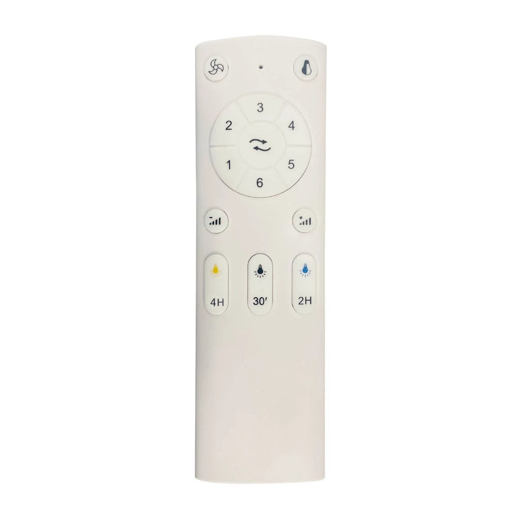 LÚZETE - VENTILATORE DA SOFFITTO LED 24W REGOLABILE IN BRONZO ANTICATO CON 4 PALE PIEGHEVOLI E MOTORE DC PALMA