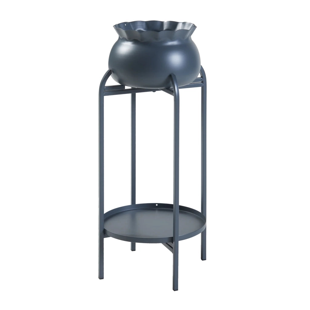 Supporto per piante da esterno 81 x 40 x 40 cm nero 03_0010338