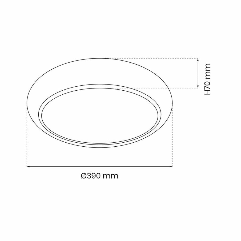 Plafoniera LED Milagro GEA oro 39cm 36W CCT dimmer
