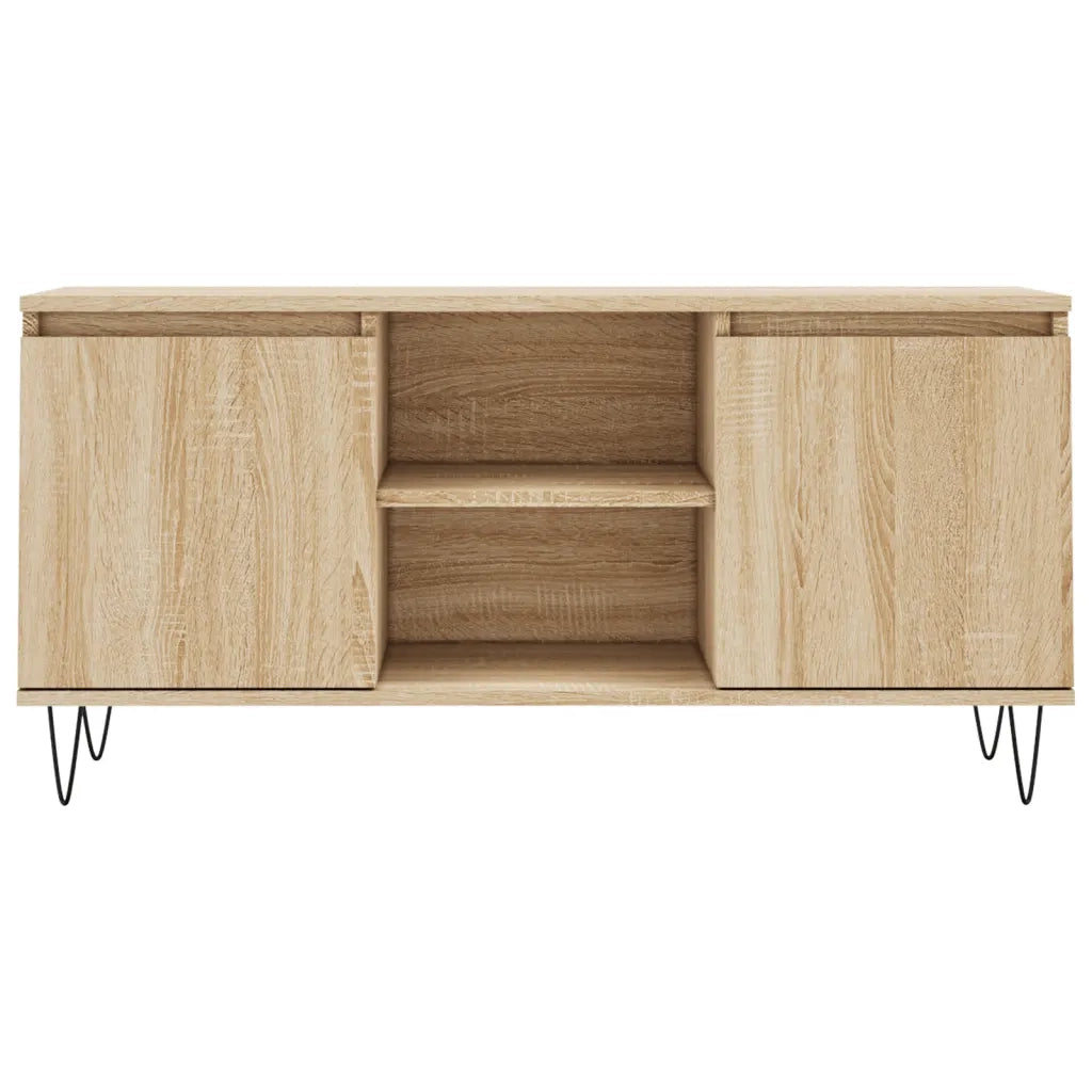 Mobile Porta TV-Mobile per TV-Credenza TV Rovere Sonoma 104x35x50 cm in Legno Multistrato 666692