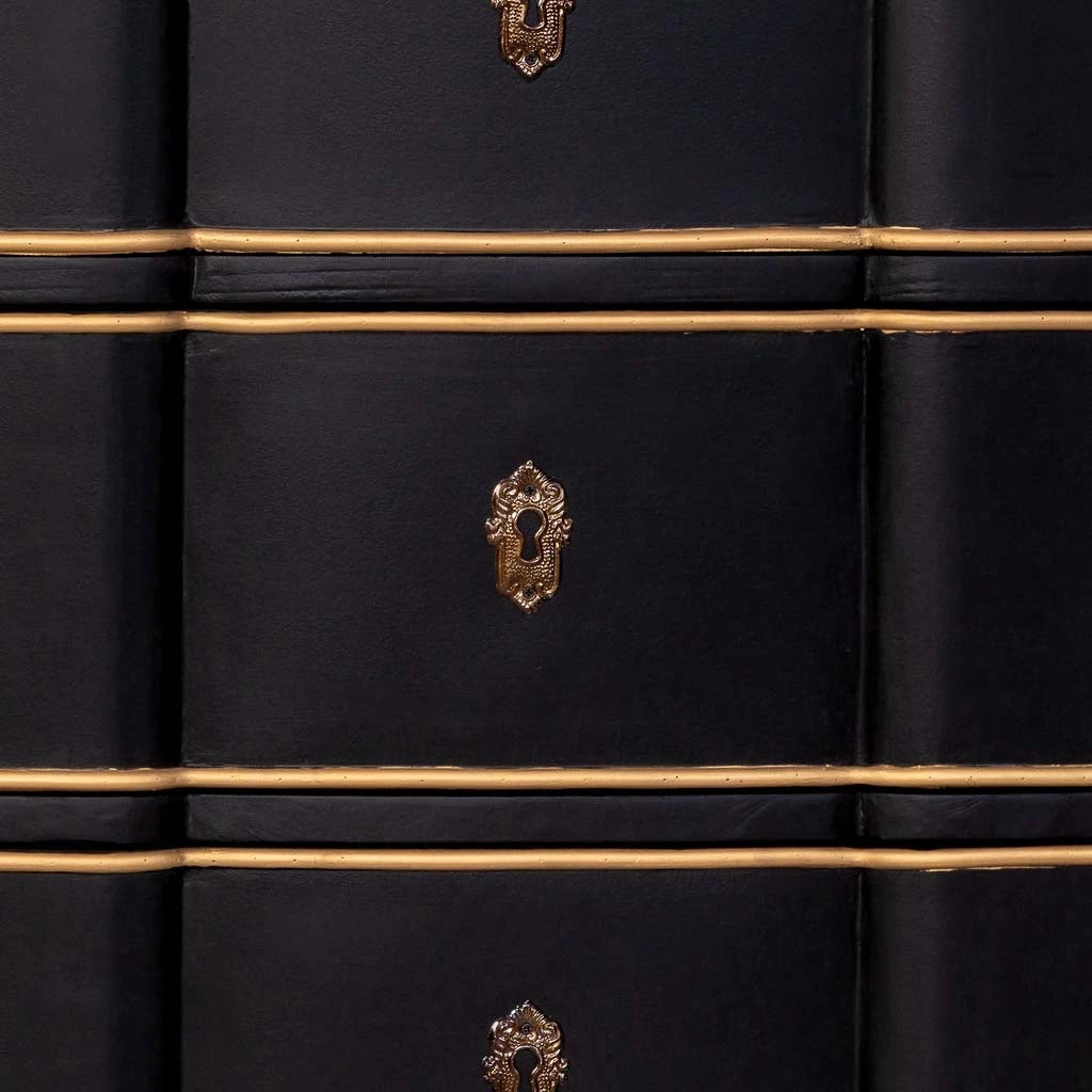Credenza in legno 193x50x80h cm nera