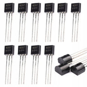 Transistor PNP BC557 Rosfix – 10 Pezzi TO-92 | 40V, 100mA, Montaggio THT