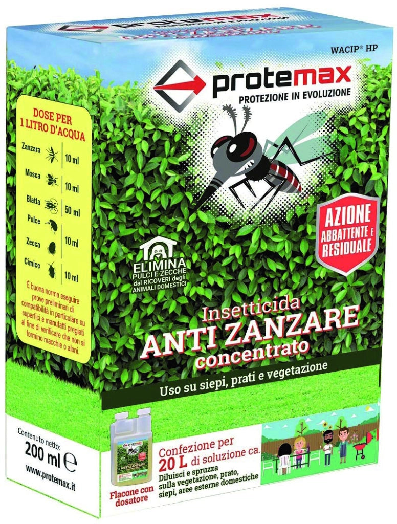 INSETTICIDA ANTIZANZARE CONCENTRATO ml. 200