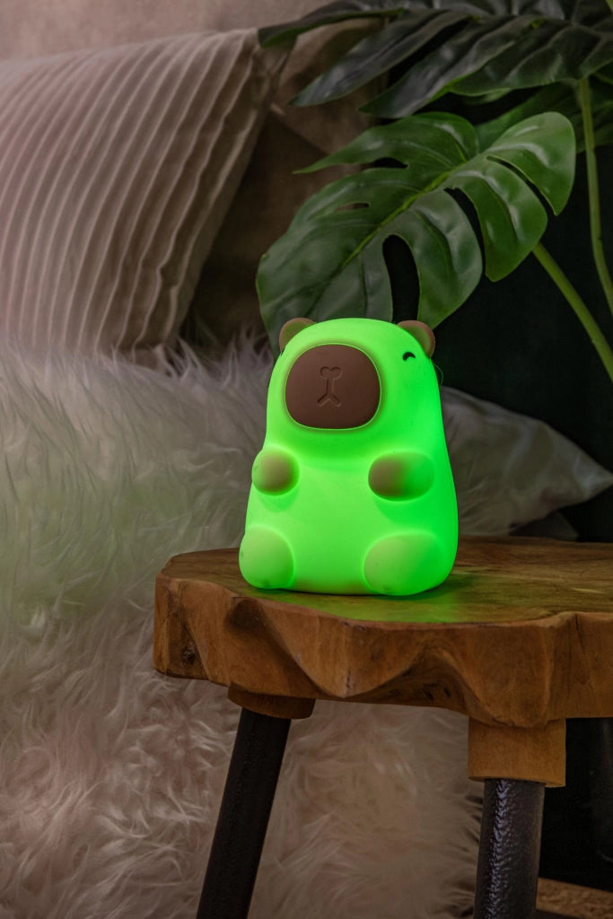 Lampada notturna Capybara PINCHA LED silicone beige Lucide