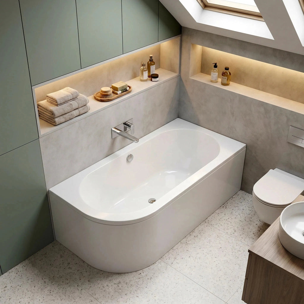 Vasca Bagno Rea Orion Right 150cm