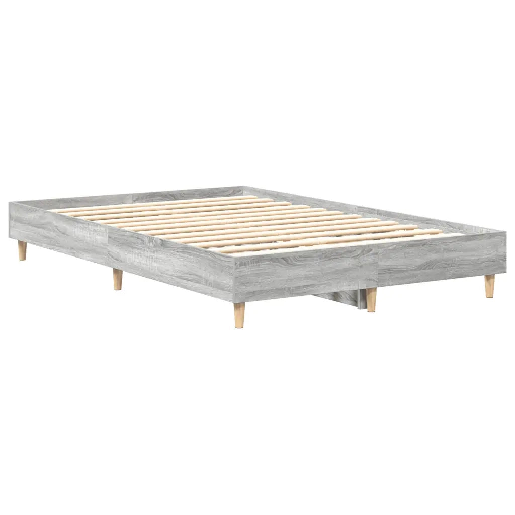 Giroletto senza Materasso Grigio Sonoma 140x190cm in Truciolato 861062