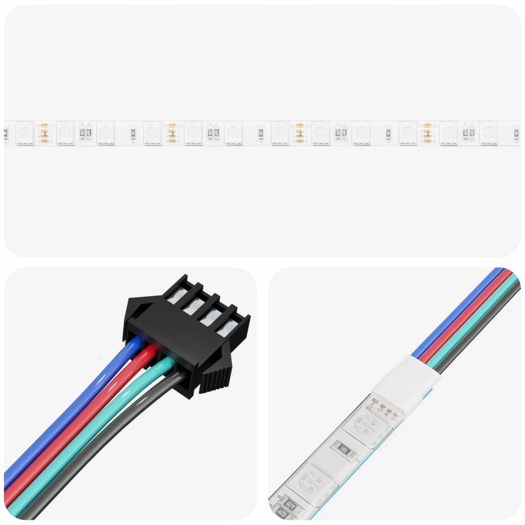 Striscia LED 2 pcs Nero e trasparente 750 mm Rame e plastica 3429114