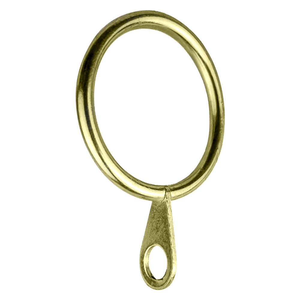 ANELLO PER SCORRITENDA col. oro - Ø 12 mm  cf. 6 pz  - ERREBI