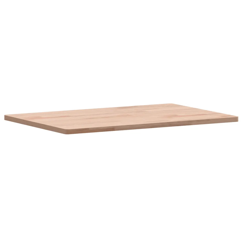 Piano Tavolo 60x40x1,5cm Rettangolare Legno Massello Faggio 3188880