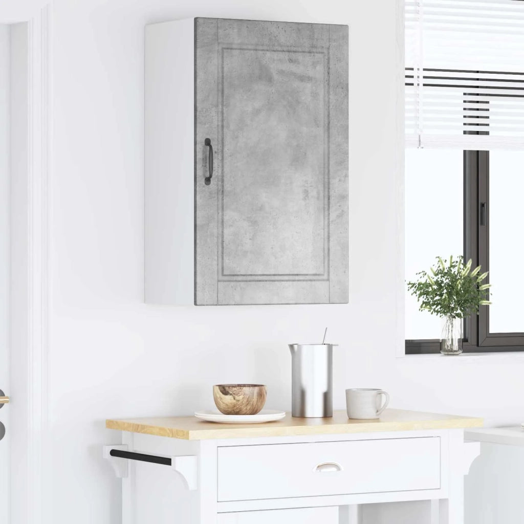 Armadietto a muro PORTO Grigio cemento 50 x 31 x 80 cm 885388