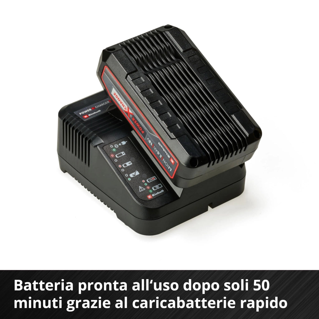 Kit Energia Litio Xchange Einhell Volt 18 Ah 2,5 con Caricabatteria