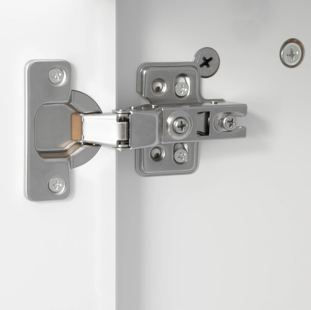 Mobile TV 175x38x50 cm con quattro vani; gambe rotonde in legno; MDF; naturale e bianco