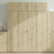 Credenza Rovere Sonoma 80x42,5x185 cm in Legno Ingegnerizzato