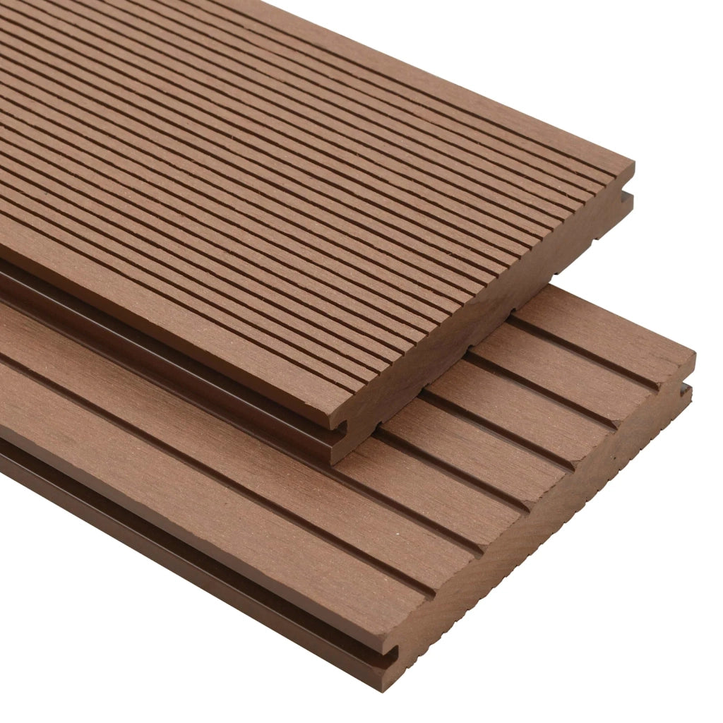 Pavimento da Deck 30 pcs Marrone Chiaro WPC 3444733