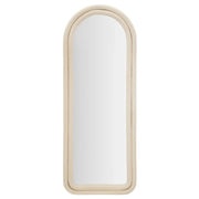 Specchio Da Muro Cloe Velluto Crema cm 60x4x160