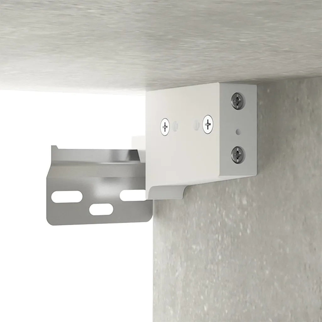 Set di Mobili Porta TV 2 pz Grigio Cemento in Legno Multistrato 3188426