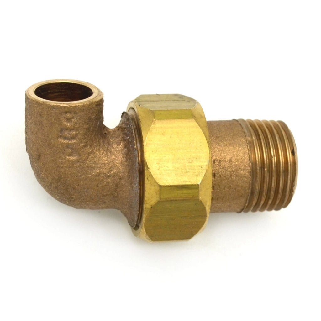 GOMITO BRONZO 3 PEZZI M.  A SALDARE- 1/2 x 16- FRABO- pezzi 1