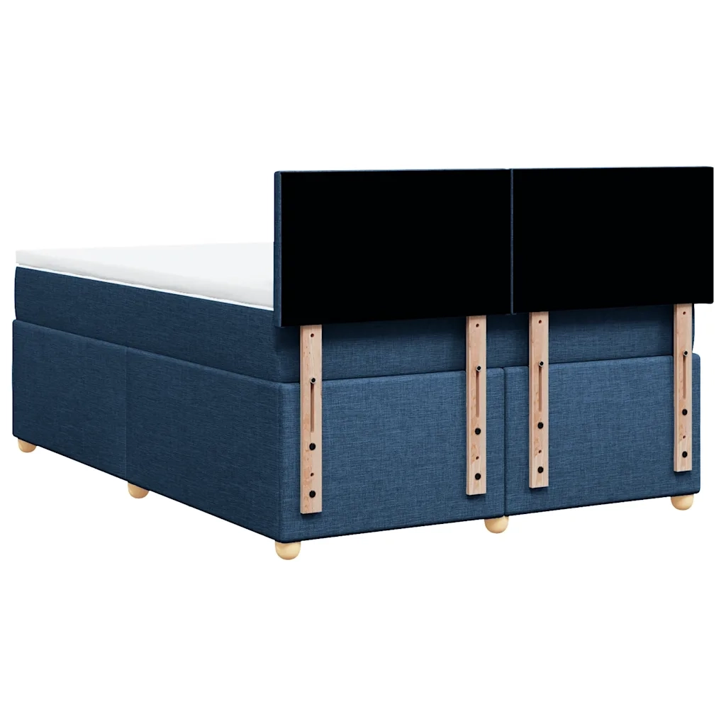 Giroletto a Molle con Materasso Blu 140x190 cm in Tessuto 3286674