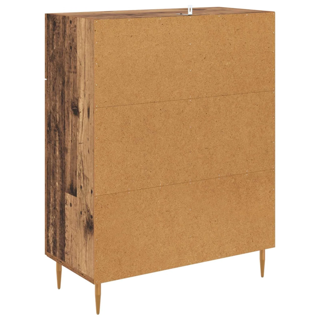 Credenza | Madia | Buffet da pranzo | Armadio da pranzo Legno vecchio 69,5 x 34 x 90 cm Legno multistrato