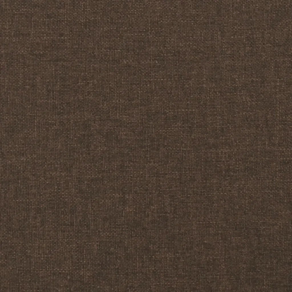 Letto singolo | Letto per adulti | Giroletto senza Materasso Marrone Scuro 90x190 cm Tessuto