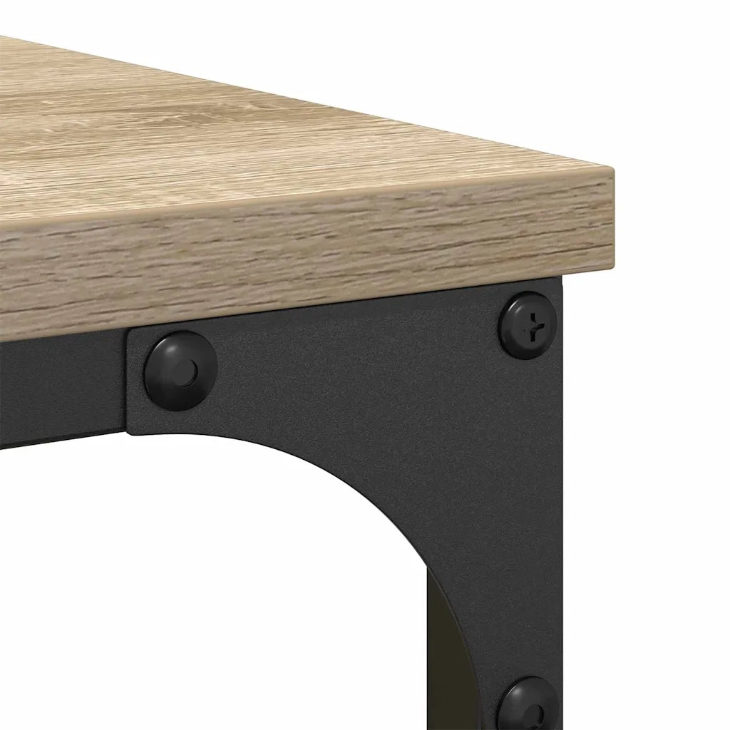 Set di mobili per il Bagno | Armadio da bagno con lo scaffale 3 pz Rovere Sonoma