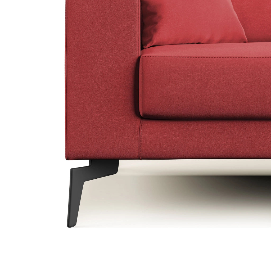 Prestige Divano design moderno T11 166 cm rosso