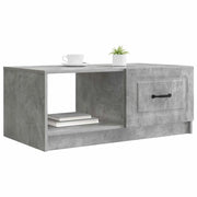 Tavolino da salotto | Tavolino da caff¨¨ | Tavolino da Soggiorno Grigio Cemento 90 x 50 x 37 cm