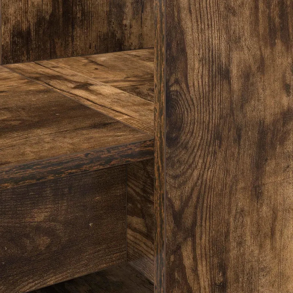 Scrivania | Tavolo da Ufficio Rovere fum¨¦ 122 x 67 x 145 cm Legno multistrato